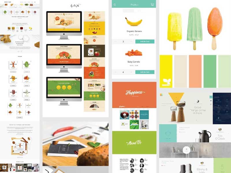 Mood board for color exploration